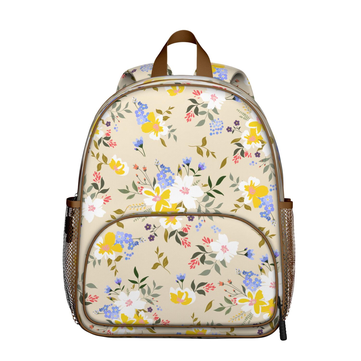 Garden Aesthetic School Backpack - Waterproof & Breathable Padded ...