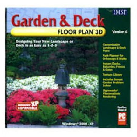 Garden And Deck Floorplan 3D