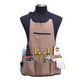 thumbnail image 1 of Garden Apron for Men Women with 14 Pockets, Gardening Tool Work Aprons, Durable Oxford Cloth Apron, DIY Enthusiasts - Quality:1 Piece;, 1 of 6