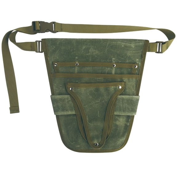 Garden Apron for Women Adjustable Tool Belt with Pockets Heavy Duty Waxed Canvas Work Belt for Gardening Construction