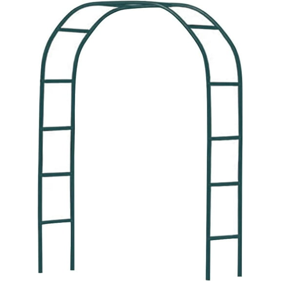 Garden Arch Trellis Army Green Arch 7.9 Ft Durable Metal Garden Arbor for Wedding Decoration Climbing Plants Party (Green)