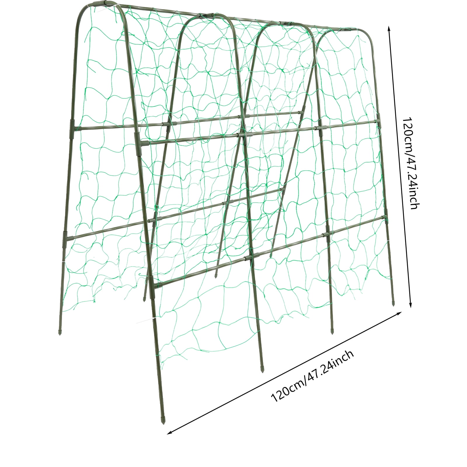 Garden Arch Tunnel Trellis, Arch Trellis for Climbing Plants, Outdoor Cucumber Trellis 3.94*3.94ft