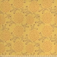 thumbnail image 1 of Ambesonne Garden Art Fabric by the Yard Upholstery, Outline Drawing Branches, 10 Yards, Mustard Orange, 1 of 4