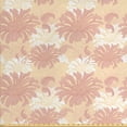 thumbnail image 1 of Ambesonne Garden Art Fabric by the Yard Upholstery, Retro Floral Blooms, 5 Yards, Coral White Peach, 1 of 4