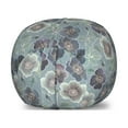thumbnail image 1 of Garden Art Storage Toy Bag Chair, Floral Ornamental Arrangement with Flourishing Spring Season Country Elements, Stuffed Animal Organizer Washable Bag, Small Size, Multicolor, by Ambesonne, 1 of 3