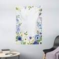 thumbnail image 1 of Garden Art Tapestry, Romantic Natural Floral Frame Design with Roses Peonies and Fresh Spring Leaves, Wall Hanging for Bedroom Living Room Dorm Decor, 40W X 60L Inches, Multicolor, by Ambesonne, 1 of 2