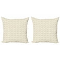 thumbnail image 1 of Ambesonne Floral Throw Pillow Cover 2 Pack, Aquarelle Feng Shui Garden, 16", Pink Green and Beige, 1 of 2