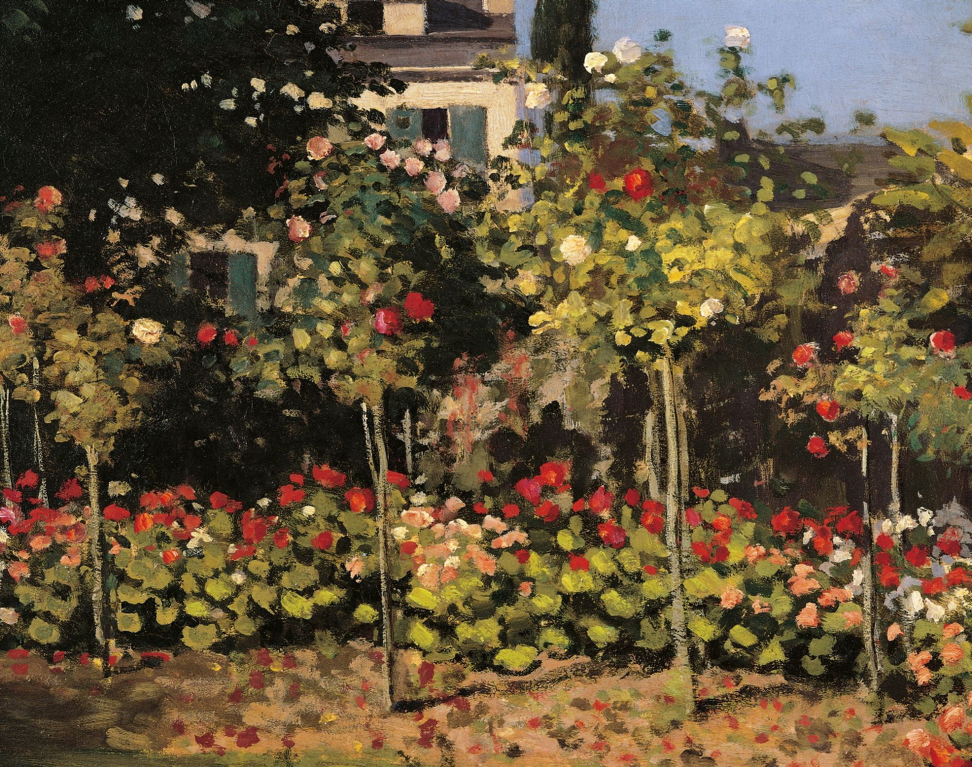 Garden At Sainte Adresse Canvas Art - (24 x 18)