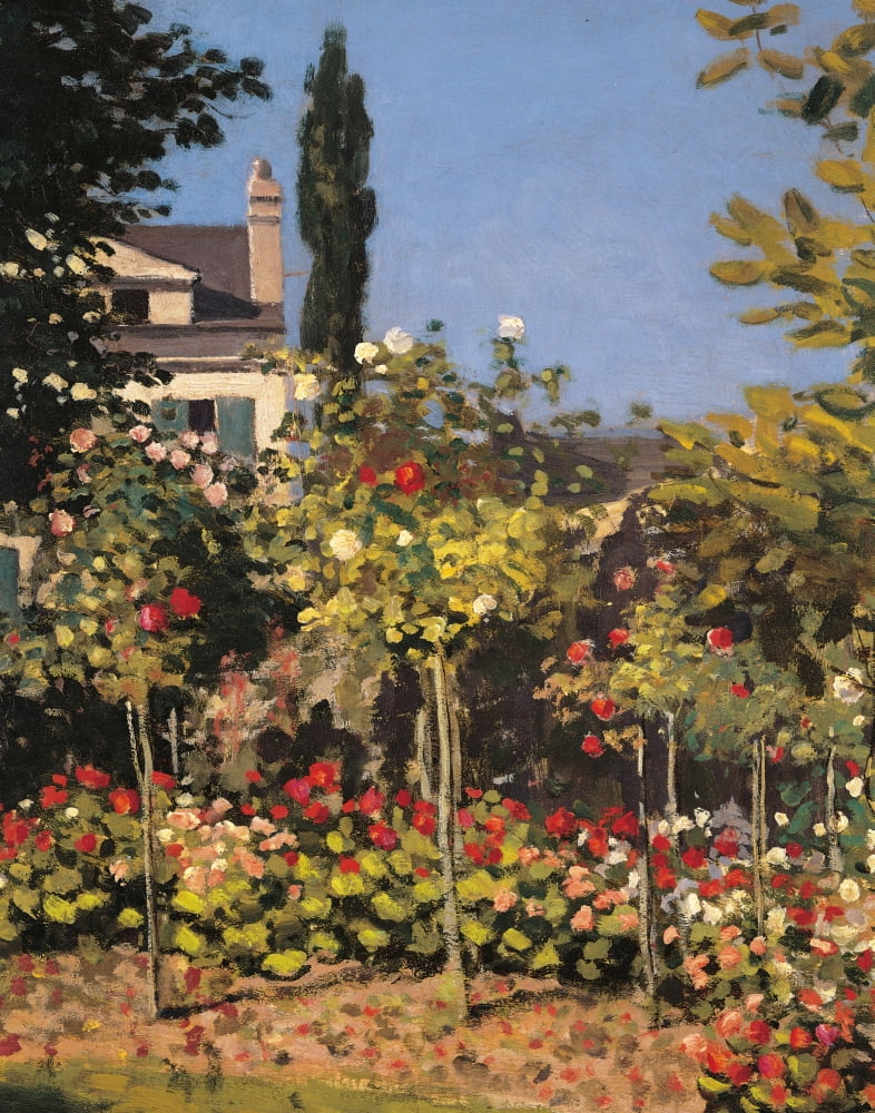 Garden At Sainte Adresse Canvas Art - (24 x 36)