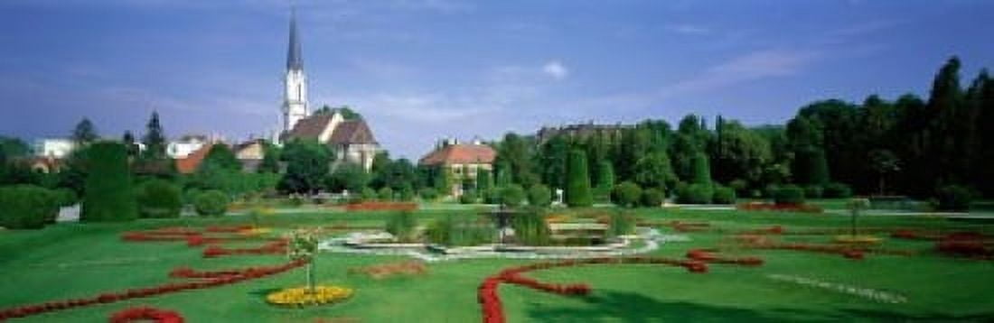Garden At Schonbrunn Palace (Schloss Schonbrunn) Vienna Austria Canvas Art - Panoramic Images (18 x 6)