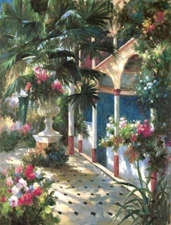 Garden Atrium l Canvas Art - Vera Oxley (22 x 28)
