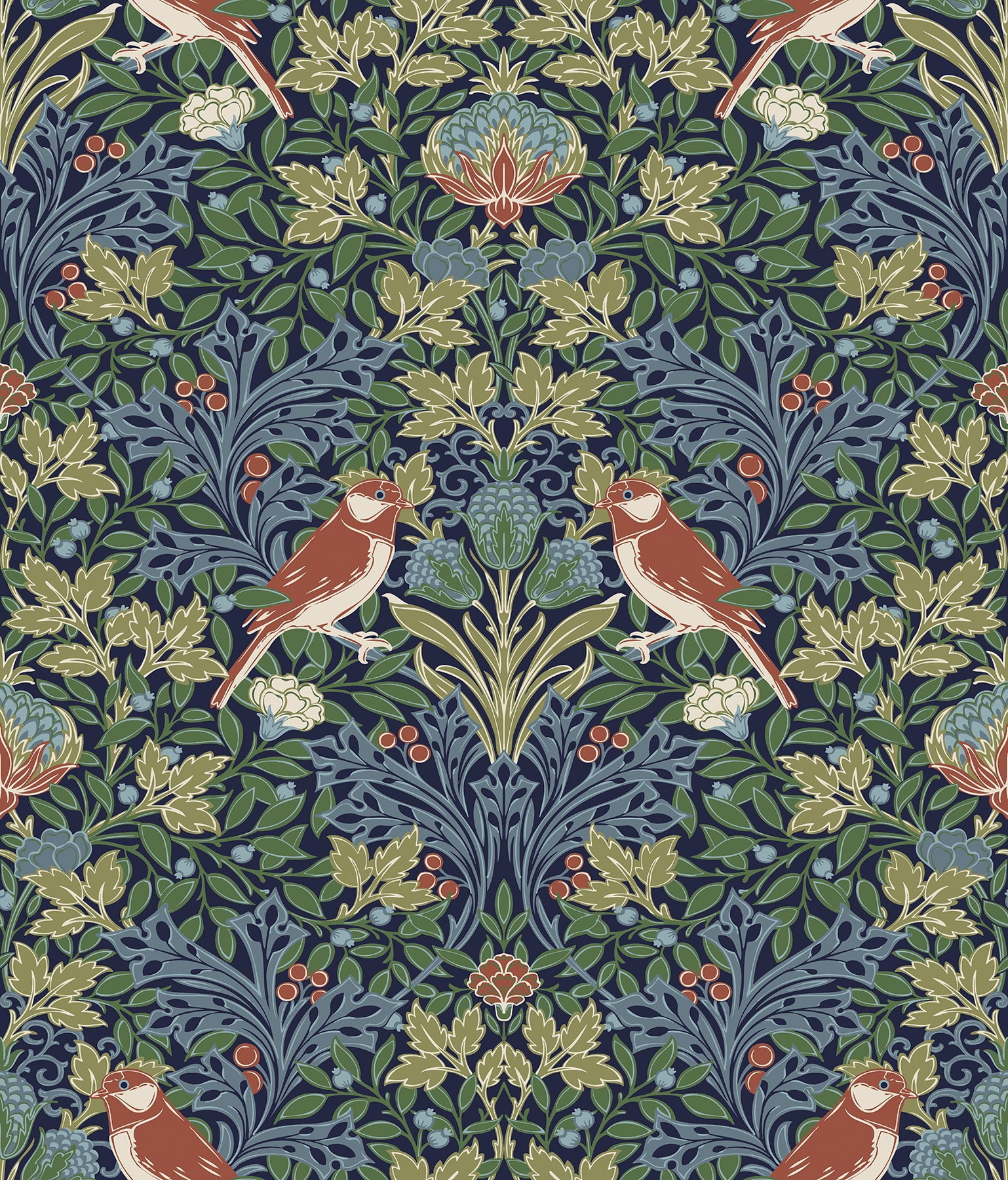 Garden Aviary Peel and Stick Wallpaper