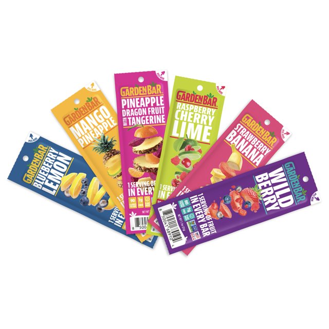 Garden Bar Variety Pack Dehydrated Fruit Jerky 6 Count
