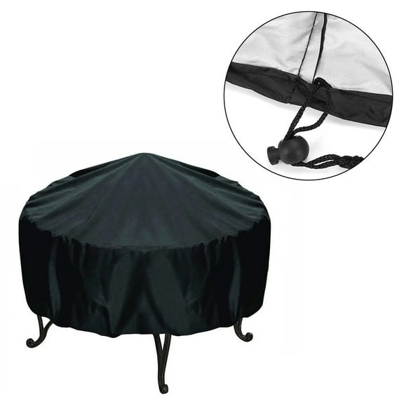 Garden Barbecue Grill Cover Round Barbecue Cover Brazier Cover Rainproof