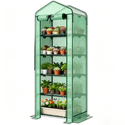Garden Bed with Mini Greenhouse