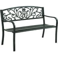 Garden Bench 500 Lb Heavy Duty & 23 People Patio Bench Outdoor Bench