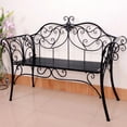 thumbnail image 1 of Garden Bench Antique Black, 1 of 5
