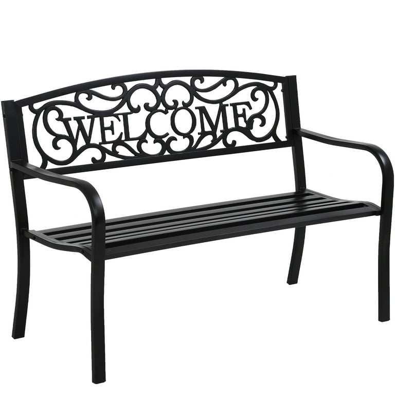 Outdoor bench clearance top