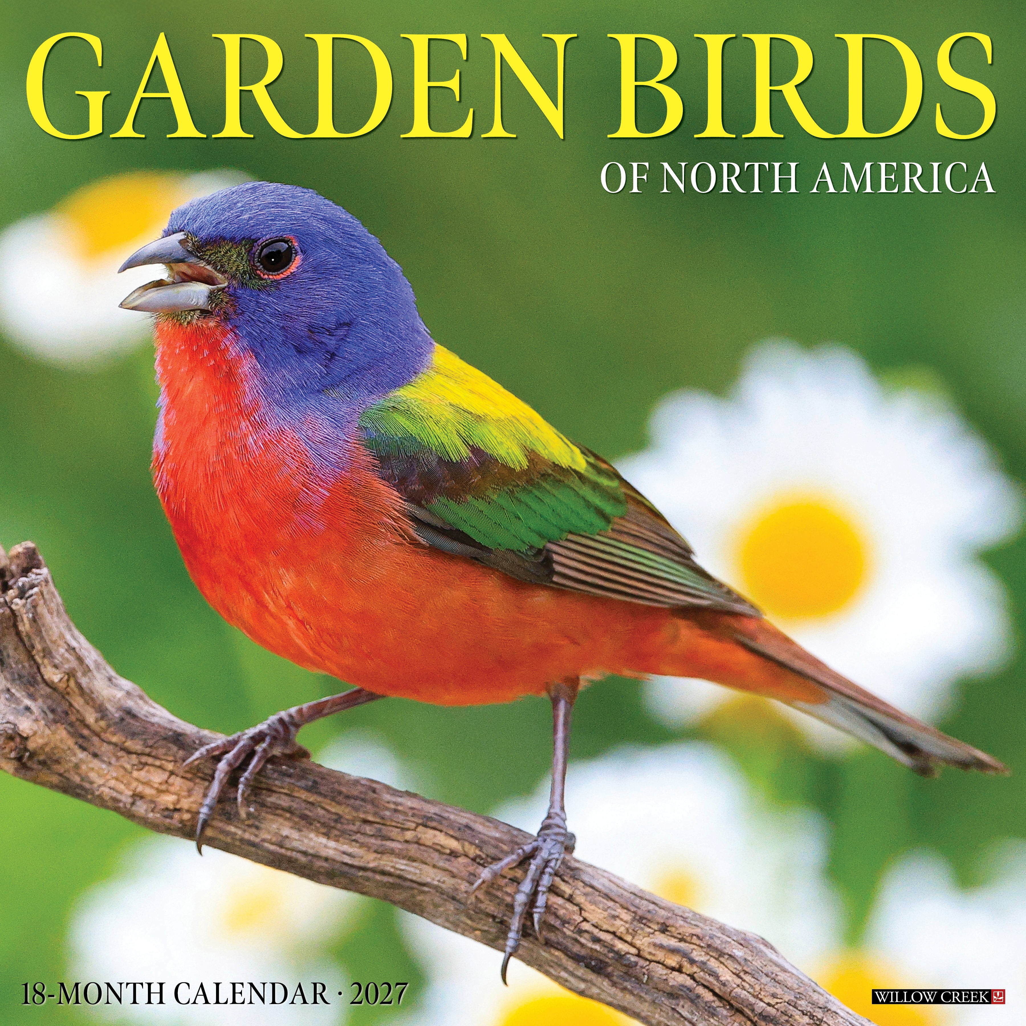 Willow Creek Press, Garden Birds of North America 2027 Wall Calendar