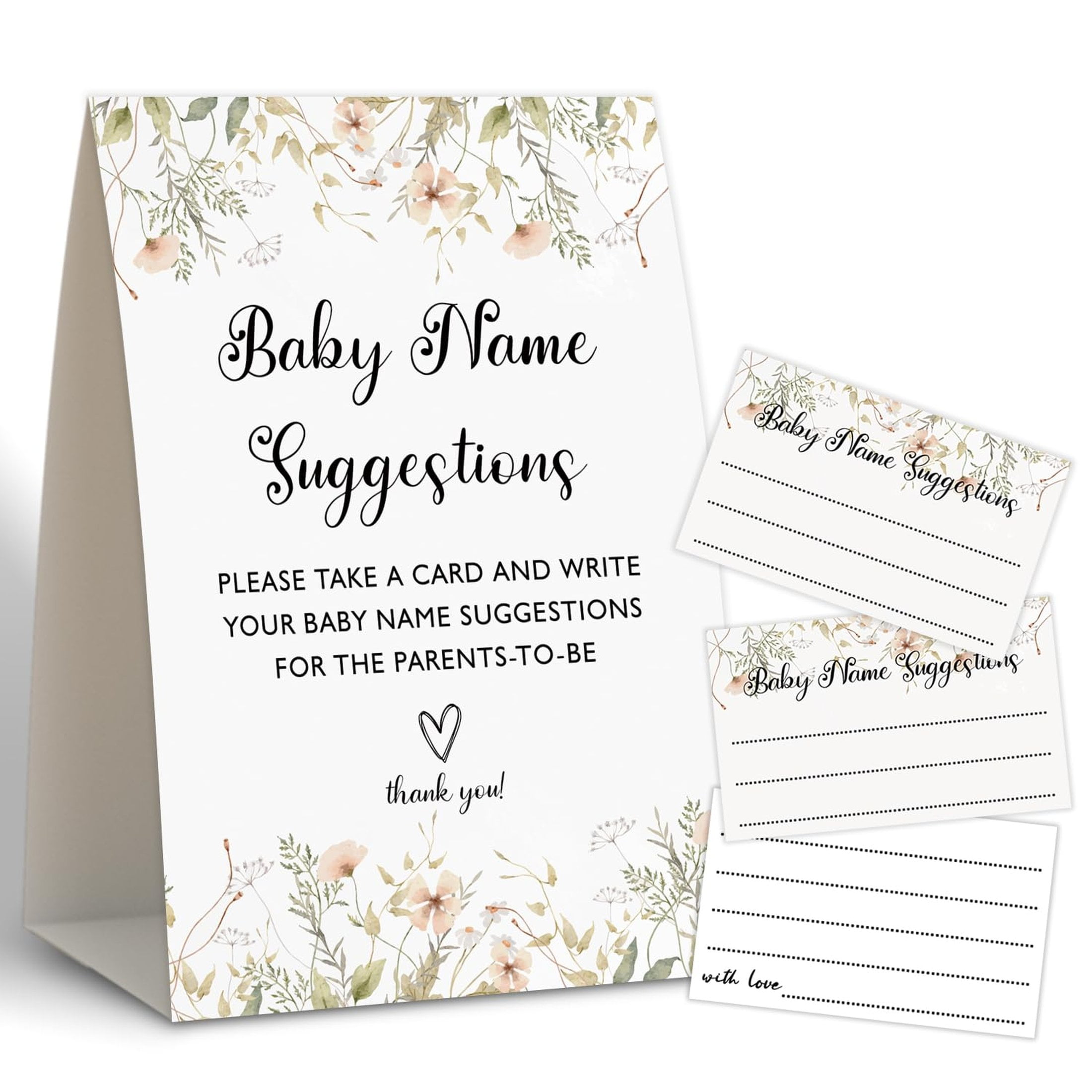 Garden Bliss Baby Shower Kit Delightful Decorations, Creative Name