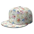 thumbnail image 1 of Garden Bloom Baseball Cap – Spring Wildflower Flat Visor Hat, Lightweight & Fresh, 1 of 8