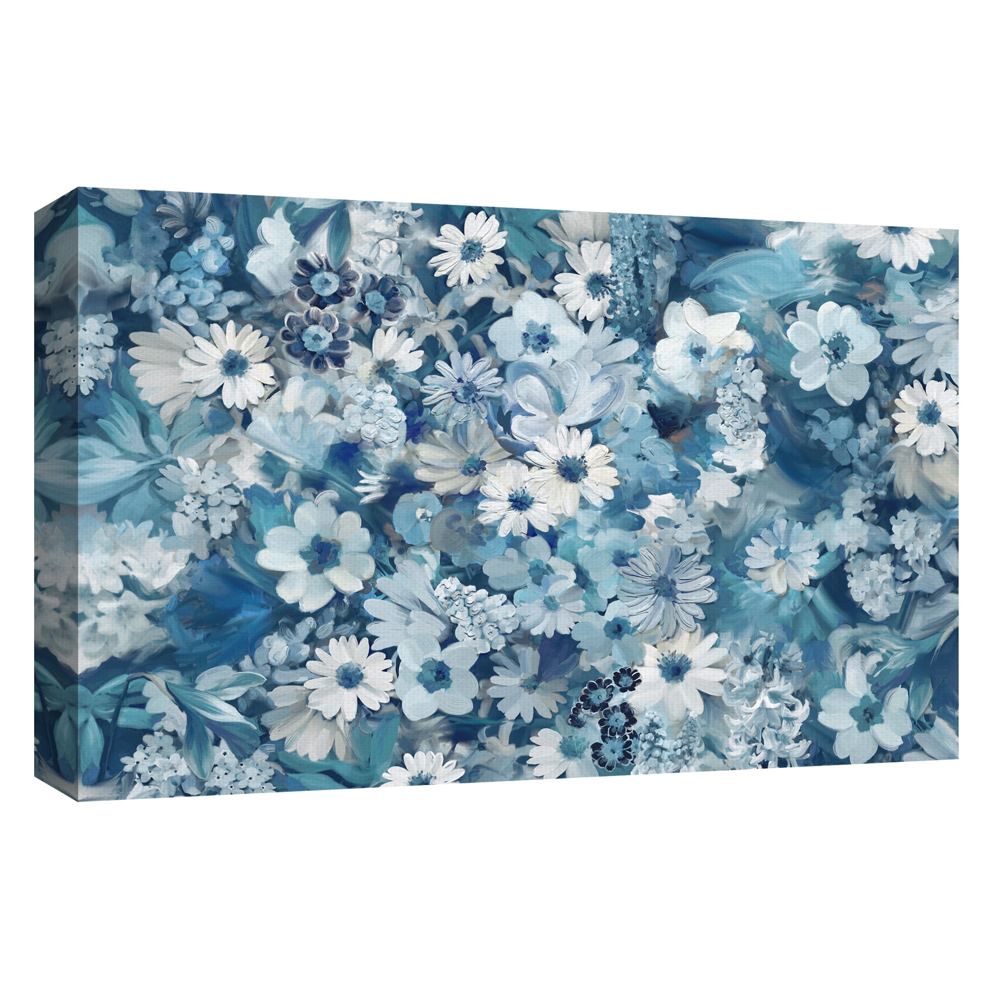 Garden Blues by Studio Arts Canvas Art Print