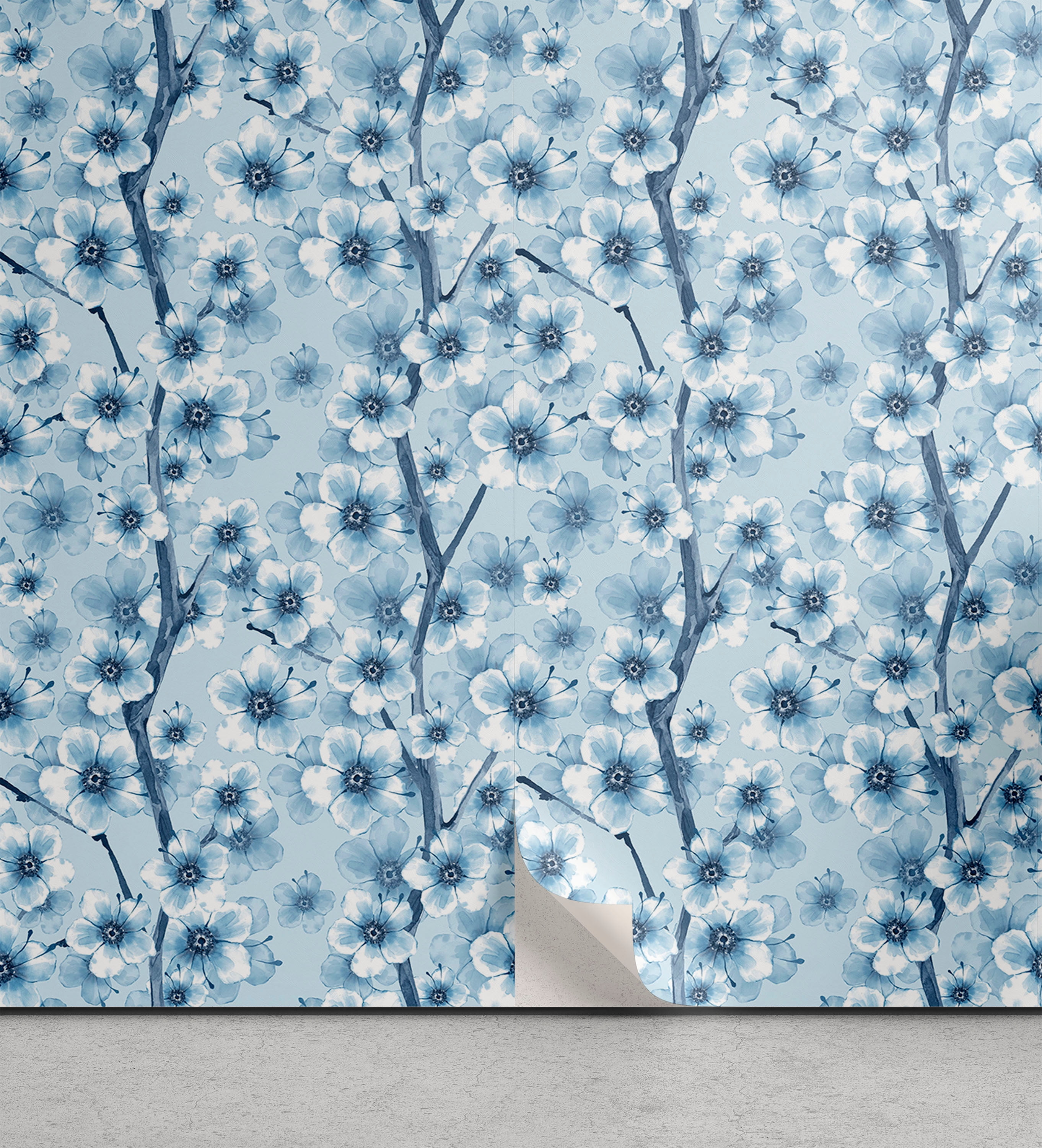 Garden Boho Peel & Stick Wallpaper for Home, Winter Themed Neutral