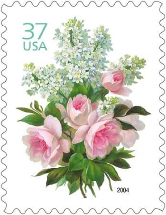 Garden Bouquet Canvas Art - US POSTAL SERVICE (22 x 28)
