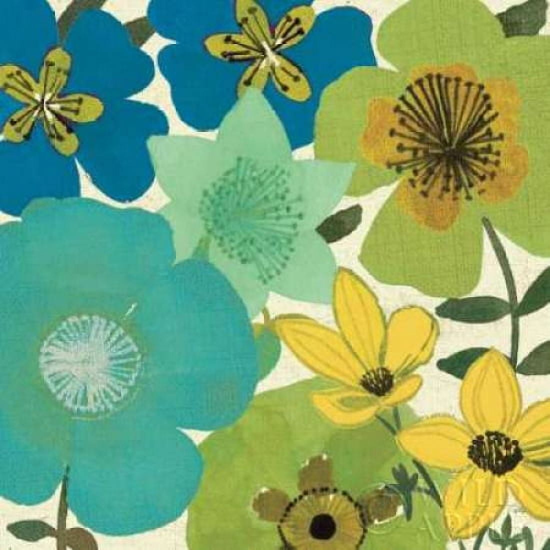 Garden Brights Cool III Canvas Art - Pela Studio (24 x 24)