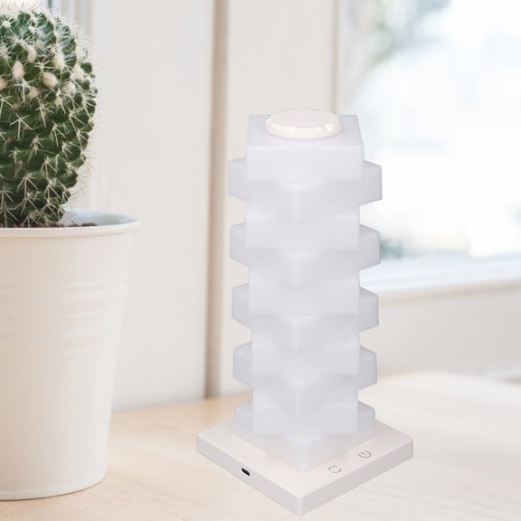 Garden Care Desk Night Light, RGB Mode Stackable LED Table Lamp for Kids for Bedroom