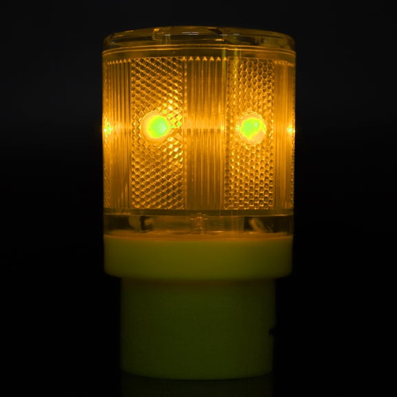 Garden Care Flashing LED Warning Signal Light, Car Strobe Lamp, Solar Power Emergency Security Alarm, 360 Wide Coverage, 500m Visual Distance at Night, Warning Effect, Solar Powered, IP65