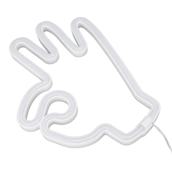 Garden Care LED Neon Sign, USB and Battery Powered Hand Finger LED Neon Light for Living Room