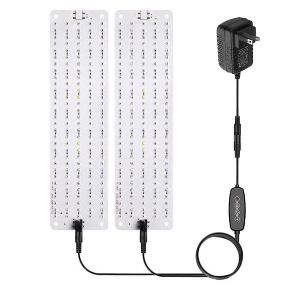 Garden Care Light Full Spectrum LED Plant Growth Light Board Supplement Light for Seedlings Veg Bloom Succulents Indoor Plants Grow Light Panel with Smart 24-hour Cycle Timing 3/6/12H 6