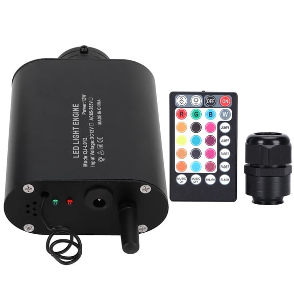 Garden Care Optical Fiber Light Engine, 12W RGBW Ceiling Lighting RGBW Light Driver for Car/Ceiling for Remote Control