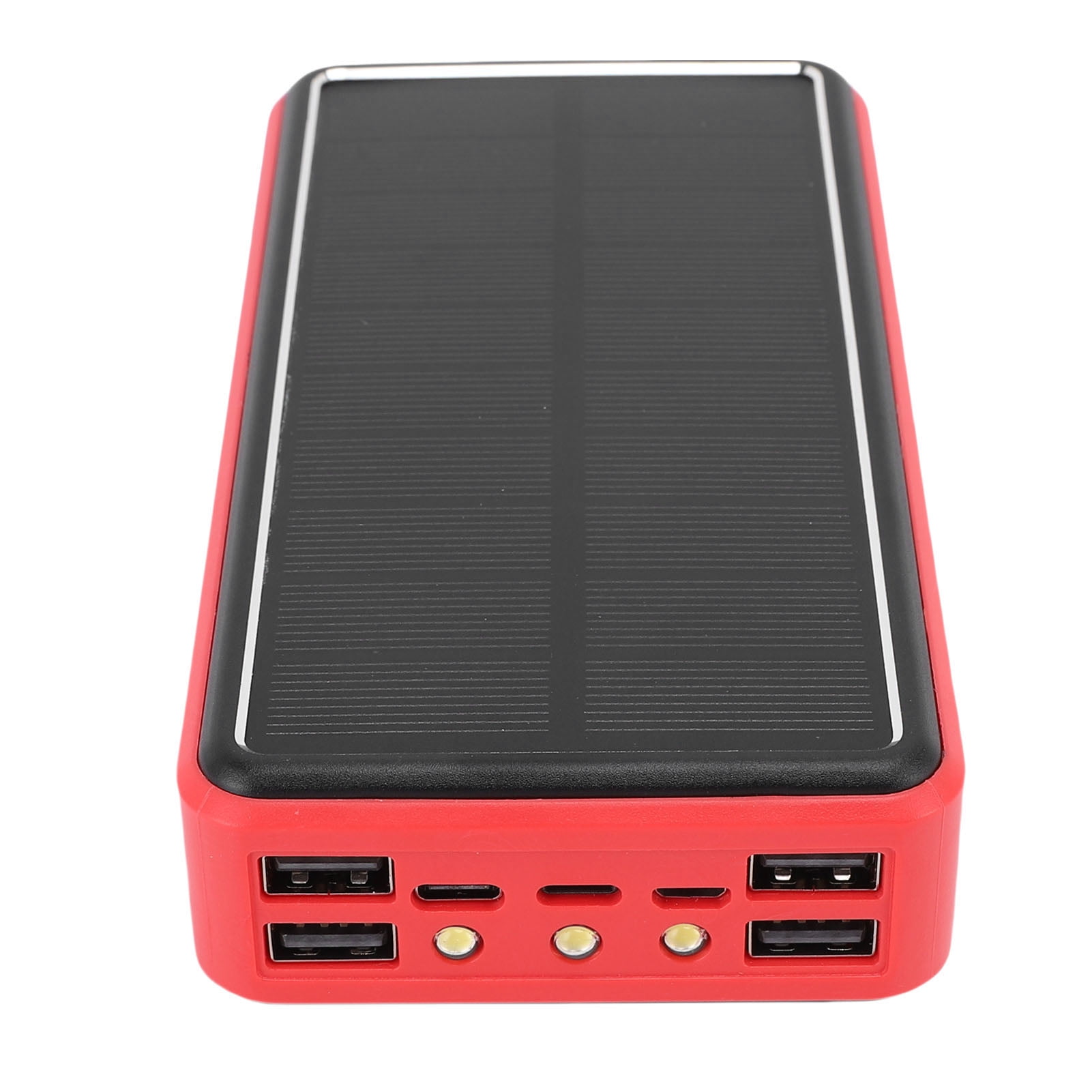 Garden Care Solar Power Bank 50000mAh Aluminum Alloy USB Portable Charger Battery Pack LED Light Outdoor Camping Emergency
