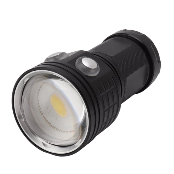 Garden Care Underwater Flashlight, 10000LM IPX8 Waterproof Red and Blue Fill Light Scratch Diving Video Light Professional for Diving for Caving