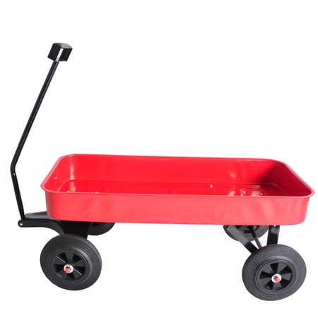 Garden Cart Reuniong Railing,All Terrain Cargo Wagon +280lbs Weight Capacity