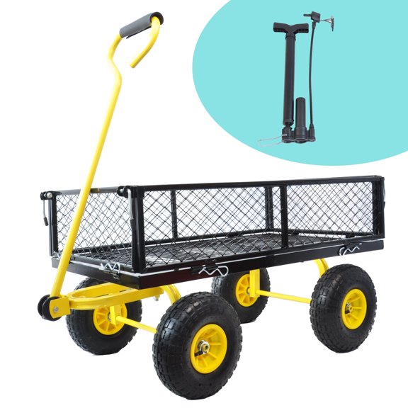 Garden Carts Wagon Cart Garden cart trucks make it easier to transport firewood,Outdoor Garden Carts