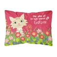 thumbnail image 1 of Garden Cat Canvas Decorative Pillow, 1 of 3