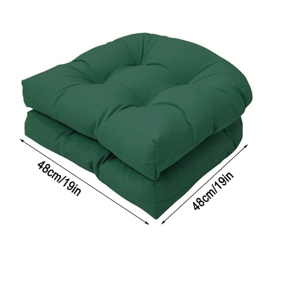 Garden Chair Cushion, Patio Sofa Cushion, Rattan Chair Tatami Cushion with Soft Elastic Filling, Heat Resistant Fabric, Easy to Clean, Durable and Stylish Outdoor Indoor Use