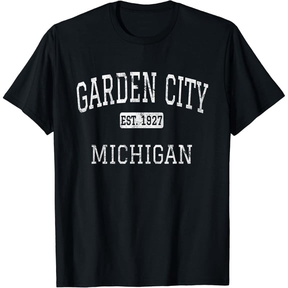 Garden City Michigan Mi Vintage T-Shirt Size S-5XL