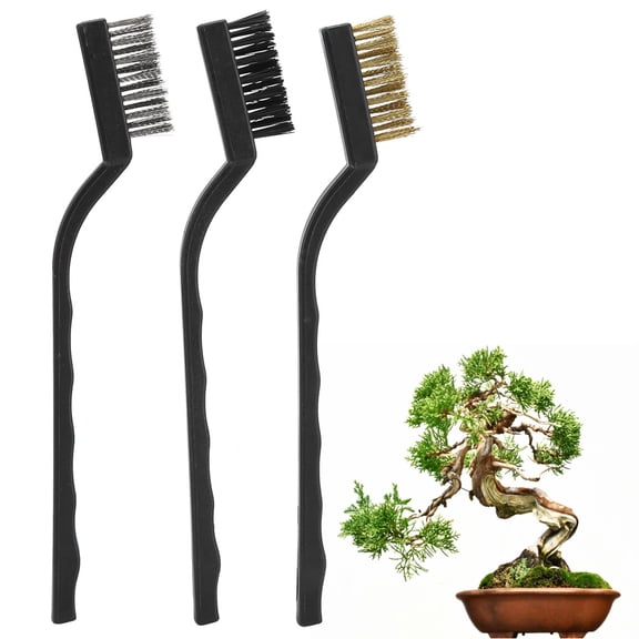 Garden Cleaning Tool Wire Brush, Cleaning Wire Brush Convenient Ergonomically Designed Non Slip for Trunk for Cleaning for Garden