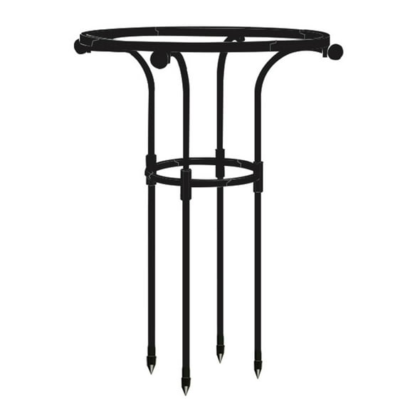 Garden Climbing Plant Trellis, Black Trellis Plant Vine Support, Plant Support Stakes For Roses, House Pots, Tomatoes, Vegetables - Style:Style 1;