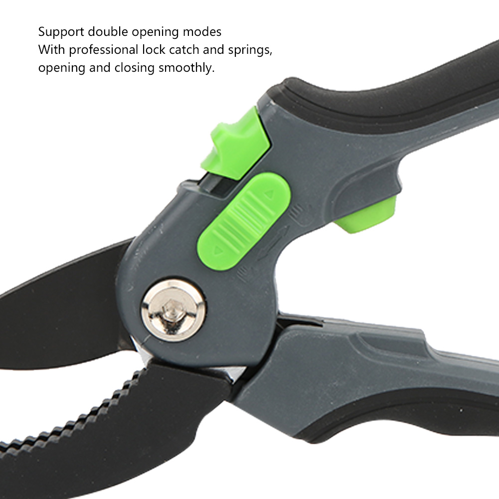 Garden Clippers, Gardening Hand Pruner, Multifunction With Lock Catch