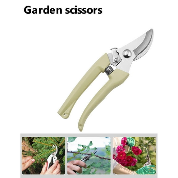 Garden Clippers Handheld, Pruning Shears for Gardening, Stainless Steel Tree Branch Cutter for Maintaining Fruit Trees, Trimming Rose Bushes and Managing Small Yard Shrubs