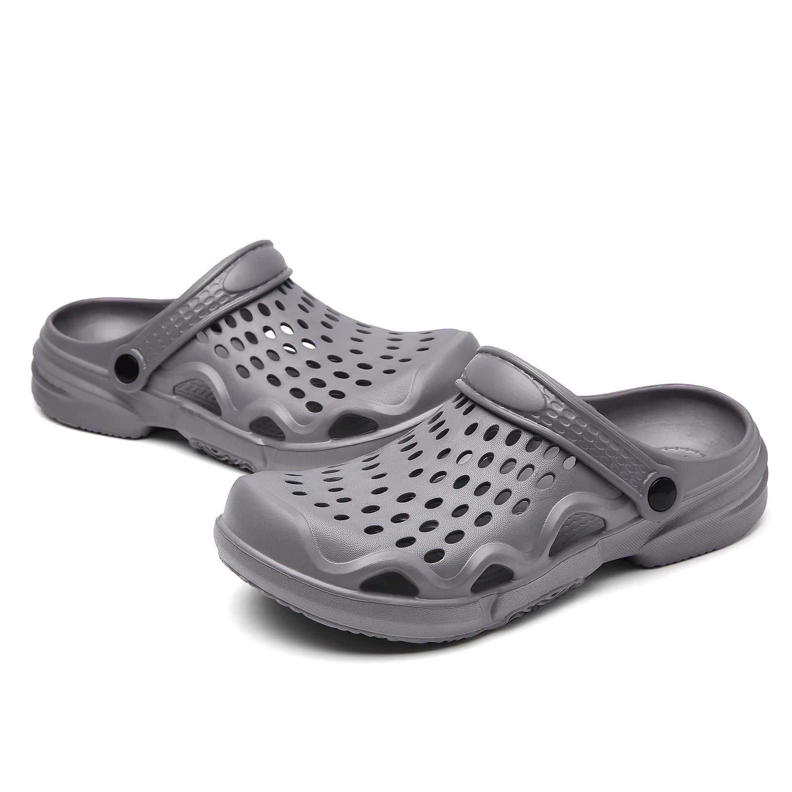 Garden Clogs for Men Rubber Clog Sandals EVA Gardenning Shoes Summer Water Sandal Waterproof Comfort Slip on Quick Dry Pool Beach Yard Kitchen