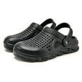 thumbnail image 1 of Garden Clogs Mens Water Clogs Summer Breathable Sports Sandals Slip On Beach Sandals Outdoor Indoor Garden Shoes Black 43, 1 of 3