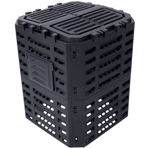 Garden Composter Bin Made from Recycled Plastic – 90 Gallons (340Liter)