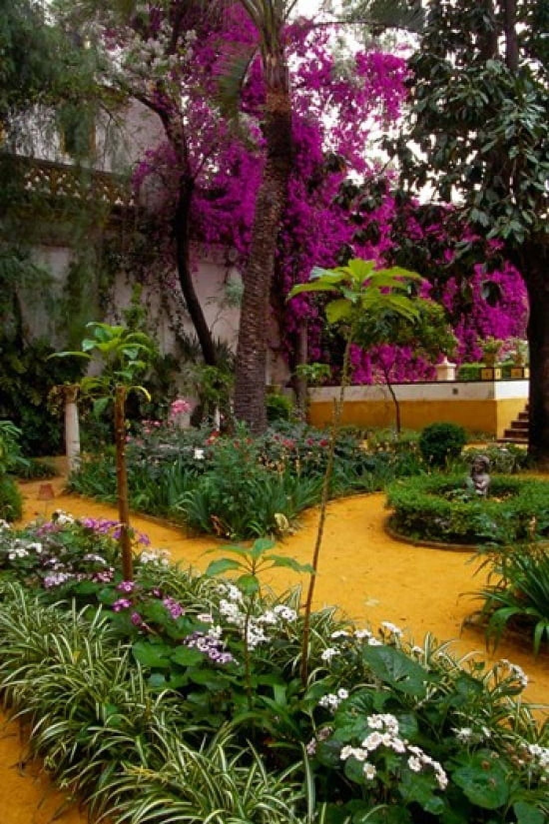 Garden Courtyard Marrakech Morocco Canvas Art - John & Lisa Merrill DanitaDelimont (23 x 34)