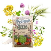 No-Till Farm and Garden Cover Crop Mix Seeds - 1 Lbs - Blend of Gardening Cover Crop Seeds: Hairy Vetch, Daikon Radish, Forage Collards, Triticale, More